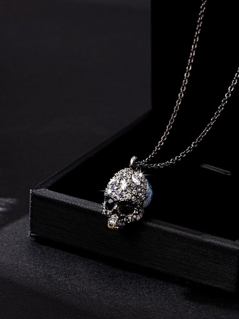Alexis Bittar Skull Collection Pav�� Necklace